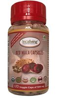 Red Maca Capsules by Incaliving * 120 Count * 100% USDA Organic * 100% Gelatinized * Authentic Peruvian MACA from The Andes of Peru
