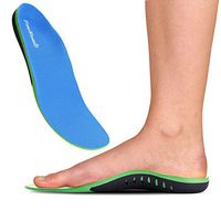 FonsBleaudy Orthotic Inserts with Arch Support - Best Shock Absorption & Cushioning Insoles for Plantar Fasciitis, Running, Flat Feet, Heel Spurs & Foot Pain (S Women 7-8.5 / Men 6-8)
