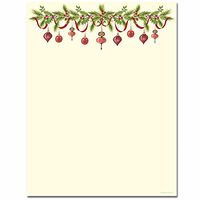 Grandma's Ornaments Holiday Letterhead