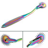 G.S Multi Titanium Rainbow Color Wartenberg Neurological Pin Wheel Pinwheel Single Head Diagnostic Surgi Instrument Best Quality