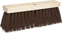 Weiler 42033 16" Block Size, Brown Polypropylene Fill, Street Broom