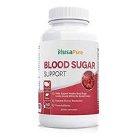 Blood Sugar Control Supplement (Non-GMO) : Supports Healthy Blood Glucose Levels Naturally with Bitter Melon, Magnesium, Gymnema Sylvestre, Guggul Herbs & More: 60 Caps