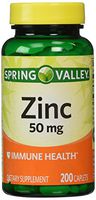 Spring Valley - Zinc 50 mg, 200 Ct