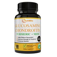 Cartilage Health Advanced Glucosamine Chondroitin MSM + Turmeric - MAX Strength Joint Support Supplement - Relieve Sore Knee, Hip, Finger, Wrist, Elbow, Shoulder, Lower Back Pain - Non-GMO Formula
