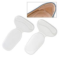 ROSENICE Heel Pads Self Adhesive Heel Grips Liners Silicone Back Heel Cushion Insoles(Transparent)
