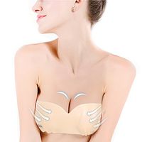 Silicone Bra, Push UP Bra Reusable Strapless Adhesive Bra Push-up Bra Pasties Breast Lift For Wedding Dress, Evening Dress, Cocktail Dress