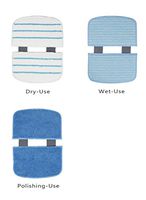 Le Coucou Sonic SC168-MP Refill Replacement for SC-168 Sonic Mop Wet, Dry, Polish Mop Head Variety Pads (3 Pack)