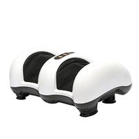 ZH Foot Massager, Portable Multi-Function Foot Massage Machine with Heated Massager (Color : White)