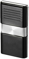 Visol Noipas Black and Chrome Wind-Resistant Torch Flame Lighter