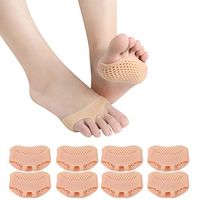 8PCS/4pairs Gel Metatarsal Pads,Breathable Soft Ball of Foot Cushion,Metatarsal Fracture Pain Relief,Prevent Callus and Blisters for Men and Women