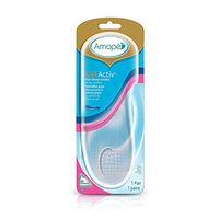 Amopé GelActiv Flat Shoes Insoles for Women, 1 Pair (Pack of 2)