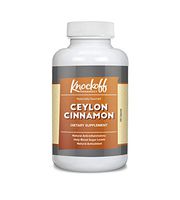 Ceylon Cinnamon Supplement (200 Capsules, 500 mg) by Knock Off Pharmacy, 200 Servings per Container, Promotes Healthy Blood Sugar Levels, Cholesterol Levels, Bones, Joints