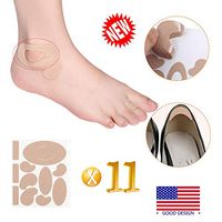 Moleskin Tape, Blister Prevention, Moleskin for Feet, Flannel Adhesive Pads, Feet Tape, Heel Stickers, Feet Fabric Padding, 11 Shape-Blister Pads for Fingers, Toes, Heel. (121 Pieces)