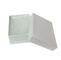 100 Cotton Filled Boxes, 2 1/8" x 1 5/8" x 3/4" , White size #11