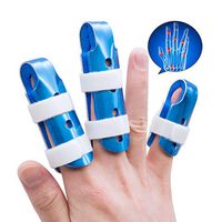 Sumifun Finger Splints, (3 Size) Trigger Finger Splint, Mallet Finger Knuckle Support, Finger Support Brace for Trigger Thumb Finger Immobilizer Joint Protection Finger Injury Protector