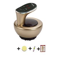CAISYE Portable Electric Cupping Massage Device Therapy Beauty Cellulite Deep Relaxation Treatment Slimming Kit Vacuum Anti Body Care Fat Sucker,Gold