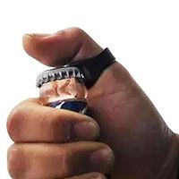 YUGDSIMB Creative Fashion Ring Open Bottle Opener , Black , 2.2Cm