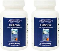 Allergy Research Group - HiBiotin - 120 Veg Capsules - High Dose Biotin 100mg, Pack of 2