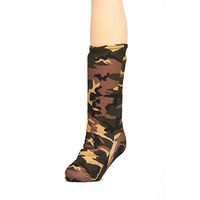 CastCoverz! Fashionable Leg Cast Cover - Camouflage Green - Large Short - Below The Knee - Protective, Decorative and Washable - Made in USA