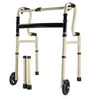 Folding Walker for Seniors -Portable Medical Walker with Adjustable Height Adult Walker -, 28.3"- 35"