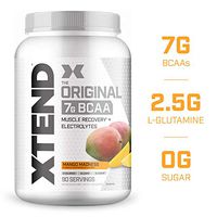 XTEND Original BCAA Powder Mango Madness | Sugar Free Post Workout Muscle Recovery Drink with Amino Acids | 7g BCAAs for Men & Women| 90 Servings
