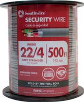 Southwire 57572444 500' Gray 22-4 Security Cable