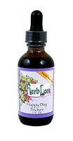 Happy Day Flower Essence and Rose Tincture - 2 oz - Herb Lore - Includes Elm, Gentian, Gorse, Larch, Mustard, Sweet Chestnut, and Wild Rose Bach Flower Remedies for Positive Mood Support
