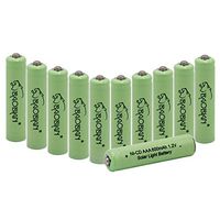 BAOBIAN Ni-Cd AAA 600mAh 1.2V Solar Batteries for Outdoor Solar Lights Lamp Remote Control Toys(8 PCS)