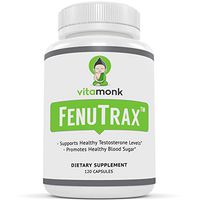 FenuTrax™ Fenugreek Extract 2 Month Supply - 60% Fenugreek Seed Extract Standardized for Saponins and Fenusides - 120 Capsules for Men Supporting Testosterone