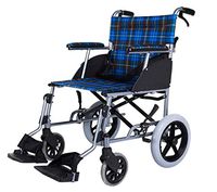 Self-Propelled Wheelchair, Elderly Disabled Scooter, Lightweight Wheelchair Folding, Aluminum Alloy Manual Wheelchair, Portable Wheelchair