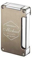 Personalized Visol Zidane Nickel Plated Cigar Lighter - Groomsman Variants (Groomsman 1)