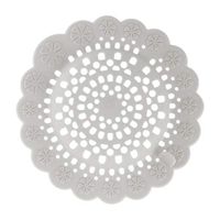 jinetor Hair Catcher Bath Drain Shower Tub Strainer Sink Cover Trap Basin Stopper Filter Gray
