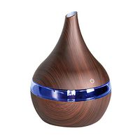 7 Color Changing Humidifier, Ultra-Quiet USB Mini 300ml Air Mist Diffuser Aromatherapy, Portable Desk Essential Aroma Oil Diffuser Purifier for Home Office Car