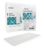 McKesson Performance Island Dressing 2"X6" Pad 4"X8" Overall Latex Free - Model 16-89048 by McKesson