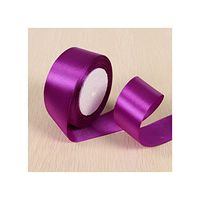 5Meters/Lots 2.5Cm 4Cm 5Cm Silk Satin Ribbons Christmas Halloween Gift Wrapping Wedding Decoration Ribbons DIY Rose Bow Material,Dark Purple,5Cm