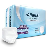 Attends 22093101 Absorbent Underwear Attends Overnight Pull On Medium Disposable Super Absorbency Appnt20 Box Of 16