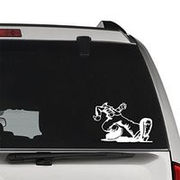 GottaLoveStickerz Keep On Trucking Cool Guy Walking Removable Vinyl Decal Sticker for Laptop Tablet Helmet Windows Wall Decor Car Truck Motorcycle - Size (07 Inch / 18 cm Wide) - Color (Matte White)