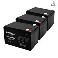 3 Pack ExpertPower 12 Volt 12 Ah Rechargeable Battery || EXP12120 Size 3 Pack - 12V 12 AH