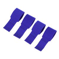 Artibetter 4PCS Toe Splint Wraps Toe Separator Splint Toe Straightener Corrector for Broken Toe Overlapped Toe (Navy)
