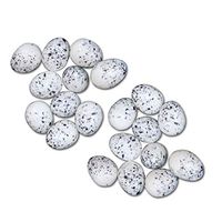 sakd 20PC Easter Eggs Artificial Quail Egg Model Speckled Fake Foam Bird Eggs Tiny Simulation Craft Creative Easter Ornaments DIY Decor Photography Prop