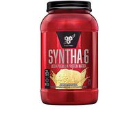 BSN SYNTHA-6 Whey Protein Powder, Micellar Casein, Milk Protein Isolate Powder, Vanilla Ice Cream, 28 Servings (Package May Vary)