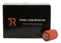 TrainersRoom TR Pro-Cohesive Athletic Wrap 3 inch 16 Roll/Case - Red