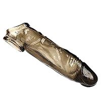 Newest Realistic 8 Inch Realistic-Condom-Thick-Girth-Enhancer-Enlarger-Extender-Growth-Sleevefor Couples hiodfo153