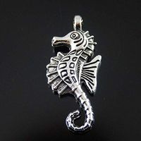 Making DIY Craft Antiqued Accessories Handmade Pendants Charms 10pcs Seahorse Woman Beautiful Bright Cute Simple Cheap Aesthetic Comfortable Accessory Daily