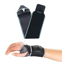 Wrist Brace Wrap with Thumb Support Loop Hand Compression Sleeve Adjustable Strap Guard, for Sports and Daily Work Life Typing Yoga Pilates Fitness Work Out Relieve Carpal Stiff Sore Muscles RSI