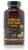 Turmeric Curcumin Supplement Capsules - 95% Curcuminoids & BioPerine Black Pepper Extract 1300 mg - Advanced Absorption, Anti-Inflammatory, Weight Loss, Cardiovascular & Joint Support - 90 Pills