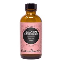 Edens Garden Geranium Juniper Berry Essential Oil Synergy Blend, 100% Pure Therapeutic Grade (Highest Quality Aromatherapy Oils- Detox & Inflammation), 118 ml