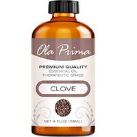 Ola Prima 4oz - Premium Quality Clove Essential Oil (4 Ounce Bottle) Therapeutic Grade Clove Oil