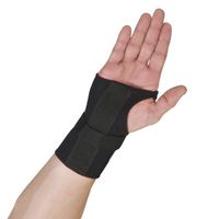 Thermoskin Wrist Brace, Hand Brace, Carpal Tunnel Brace with Dorsal Stay, Black, Left, X-Large