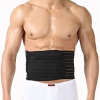 Polytree Men's Waist Cincher band Girdle Belt Tummy Fat Burner Trainer Shapewear